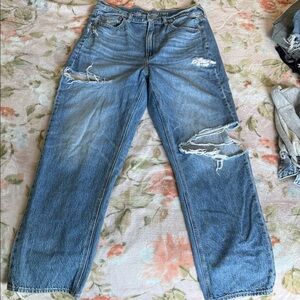 American Eagle Outfitters size 12 highest rise 90s boyfriend jeans
